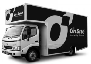 Onsite Security Doors Adelaide Truck